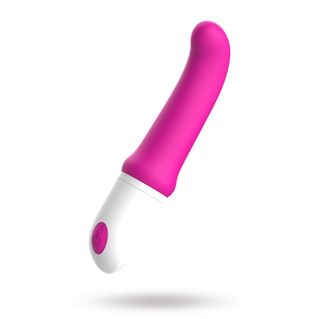 Curved Tip G-punktsvibrator Rosa - 9 Vibrationer