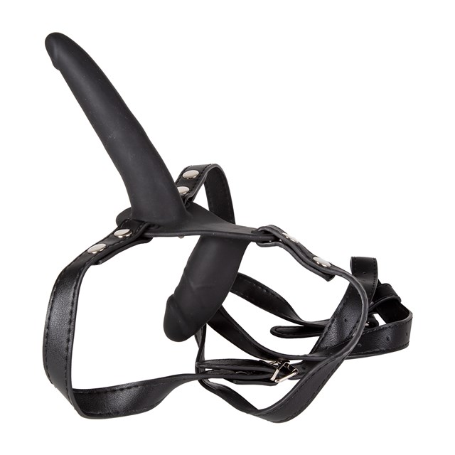 Double Silicone Dildos Strap-on - Black