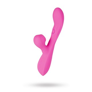 3 In 1 Vibrator With Suction & Vibration + Clit Licker - Pink