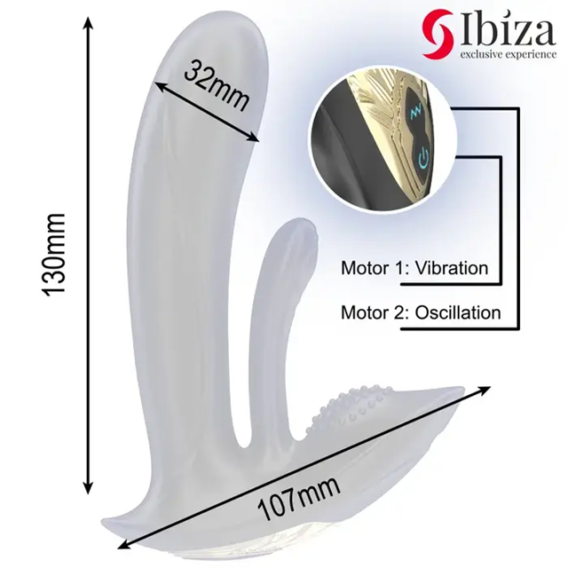 Wearable Vibrator With G-spot & Clitoris Stimulation