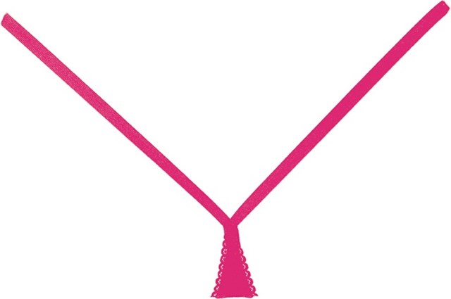 Wetlook - Rosa stringtrosa