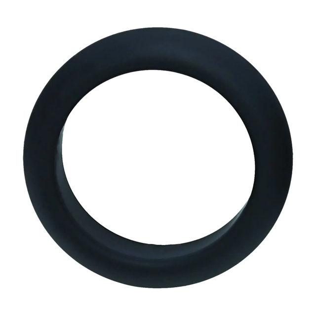 Wide O Silicone Cockring - S - 30mm - Black