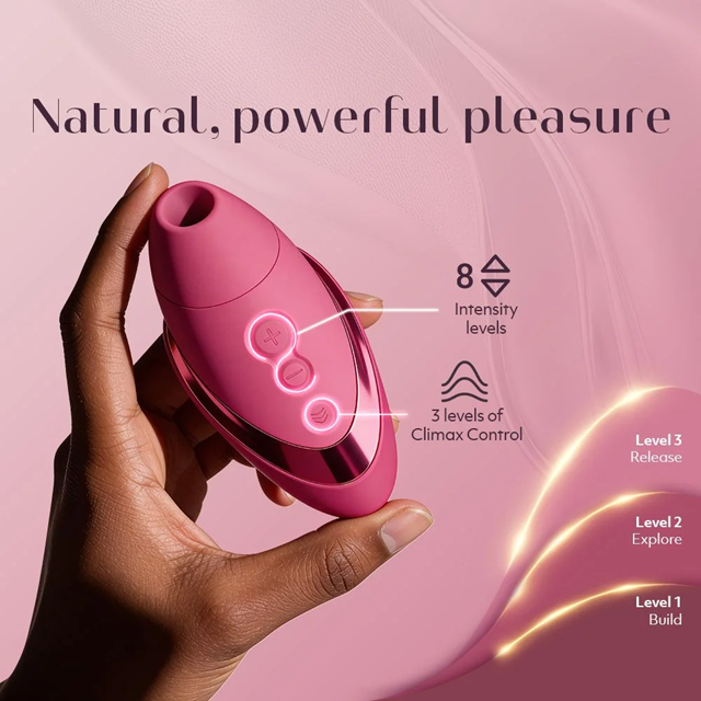 Womanizer Next Liberty Pleasure Air Stimulator Vibrant Pink