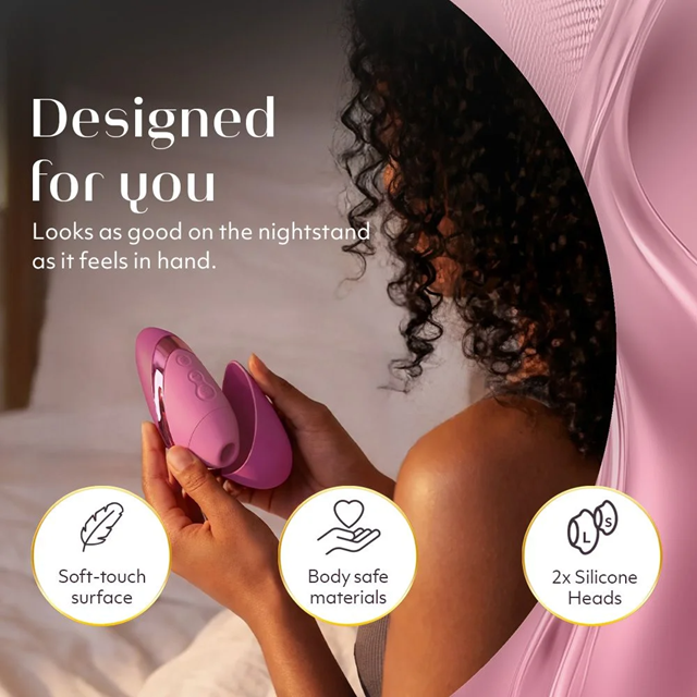 Womanizer Next Liberty Pleasure Air Stimulator Vibrant Pink