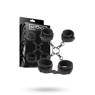 Wrist & Ankle Cuffs Set Vegan Leather