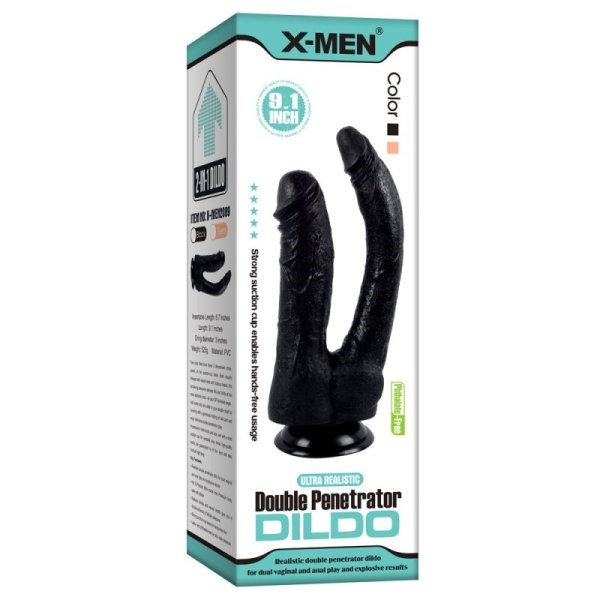 X-Men Ultra-Realistic DP Dildo 24 cm