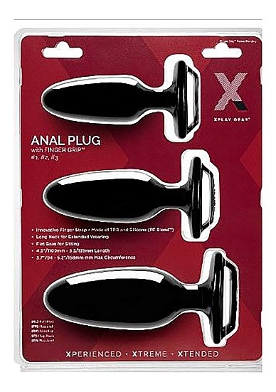 Finger Grip Plug Starter Kit - Black