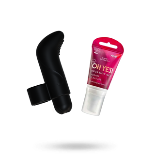 Yellooh The Perfect Finger Vibe + Rfsu Sense Me Oh Yes - Stimulerande Gel 40 Ml