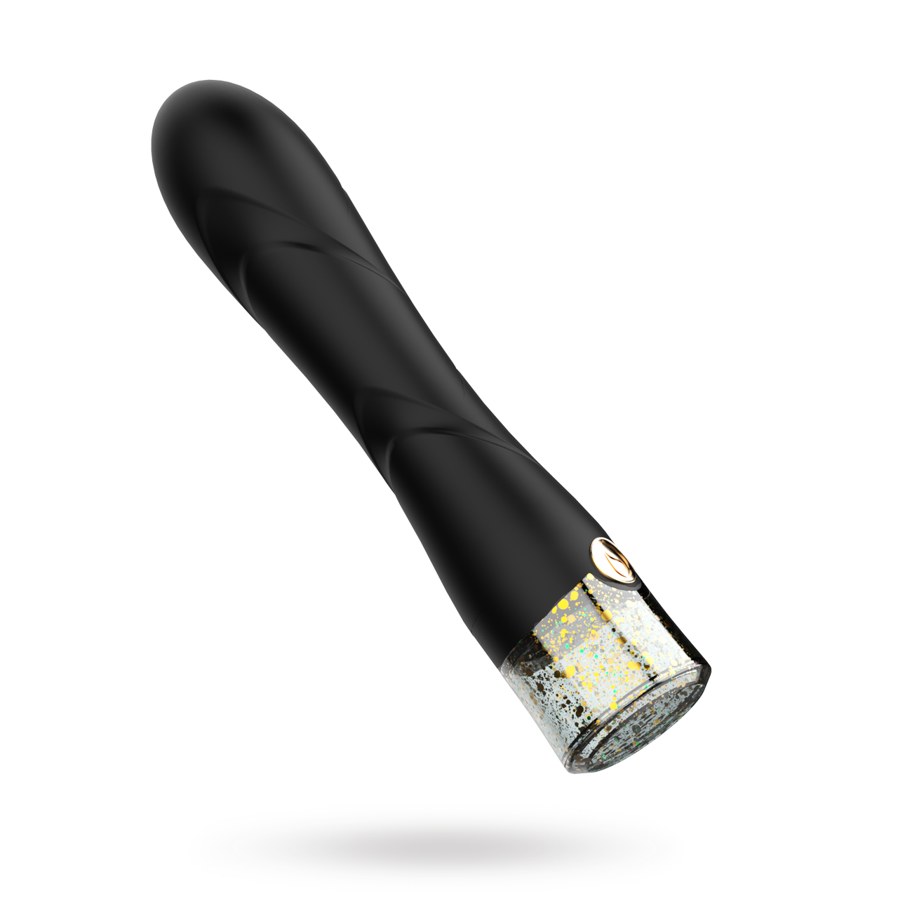 The Bling Bling Vibrator with Gold Flakes & LED Light