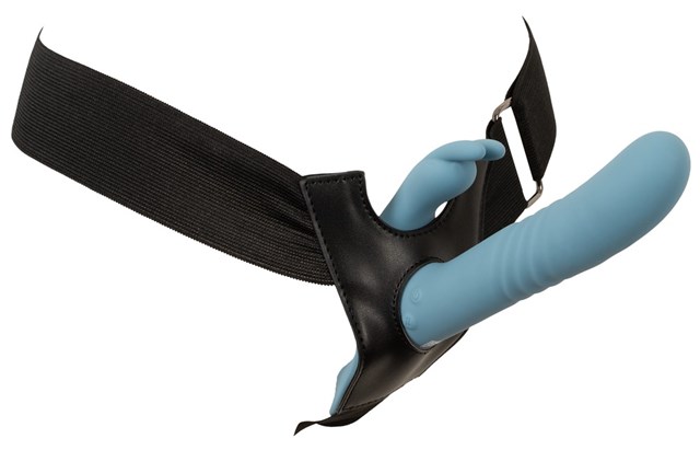 3-piece Strap-on Set With Rabbit & RC