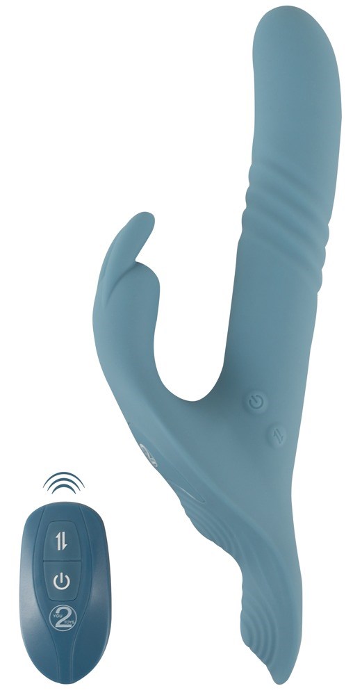 3-piece Strap-on Set With Rabbit & RC