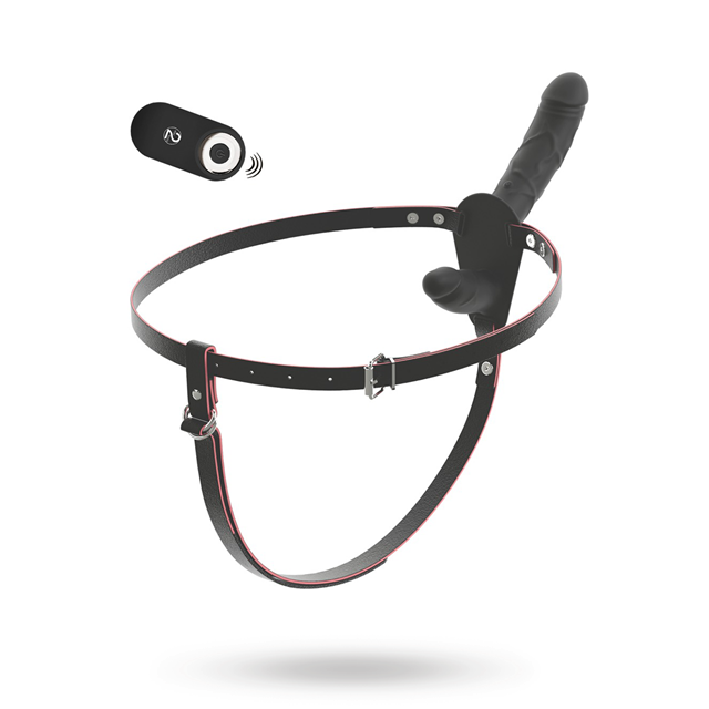 RC Vibrating Double Strap-On