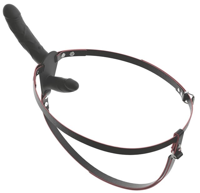 RC Vibrating Double Strap-On