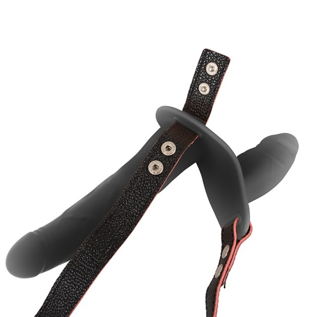 RC Vibrating Double Strap-On