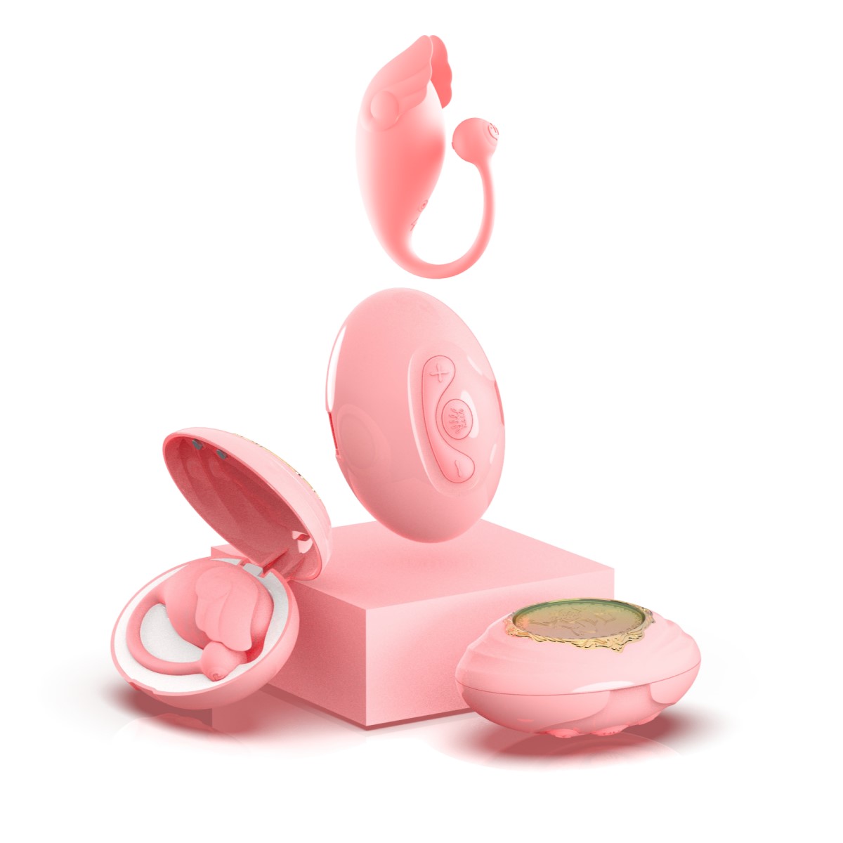 Pink Amorette - Vibrerande ägg med fjärrkontroll