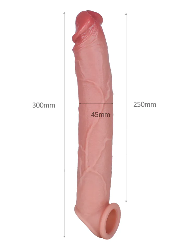 Realistic Penis Sleeve 30 cm