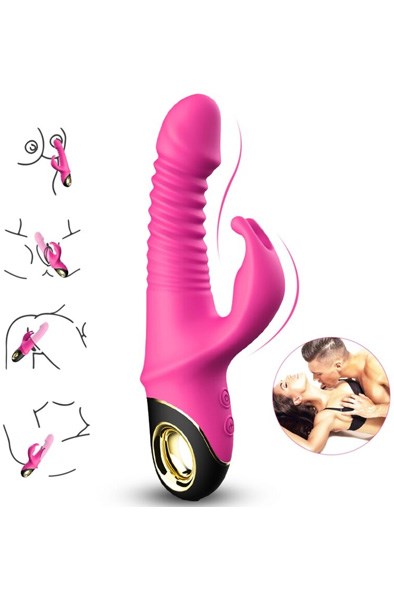 Zing Vibrating Rabbit Dildo 22,5 cm