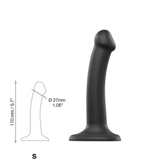 Böjbar Dildo Dual Density Small - 17 Cm