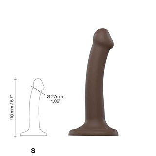 Böjbar Dildo Dual Density Small - 17 Cm