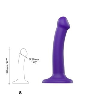 Böjbar Dildo Dual Density Small - 17 Cm