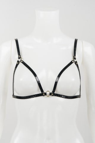 Luxe Python Bra Harness