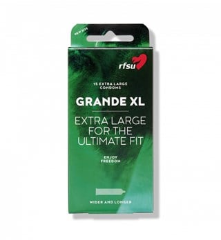 Grande Xl - Extra Stor Kondom - 15 Pack
