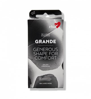 Grande - Extra Rymlig Kondom - 30 Pack