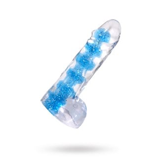 Crystal Pleasures Dual Density Reality Dong 17 Cm