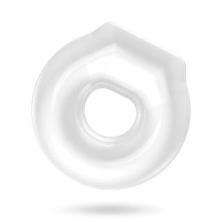 Power Erection Clear Cockring